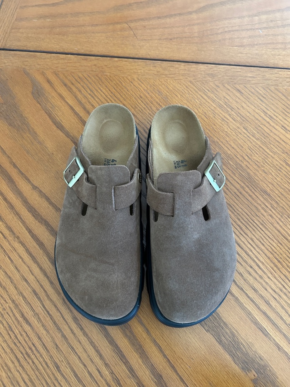 Women's Brown Papillio By Birkenstock Boston Platform Clog size 41